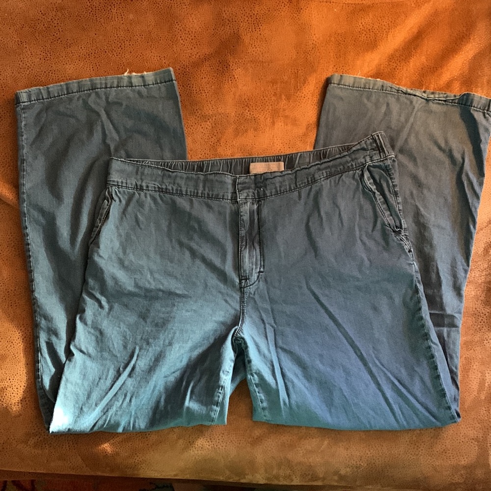 Melissa McCarthy Seven7 Wide-Leg Trouser Jeans size 18